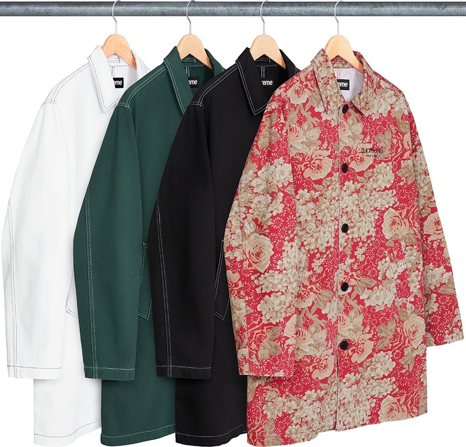 Washed Work Trench Coat